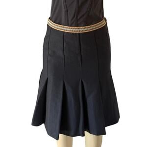 Missoni Skirt Womens 8 US 40 EU Black Wool Blend Made in Italy Designer Luxury